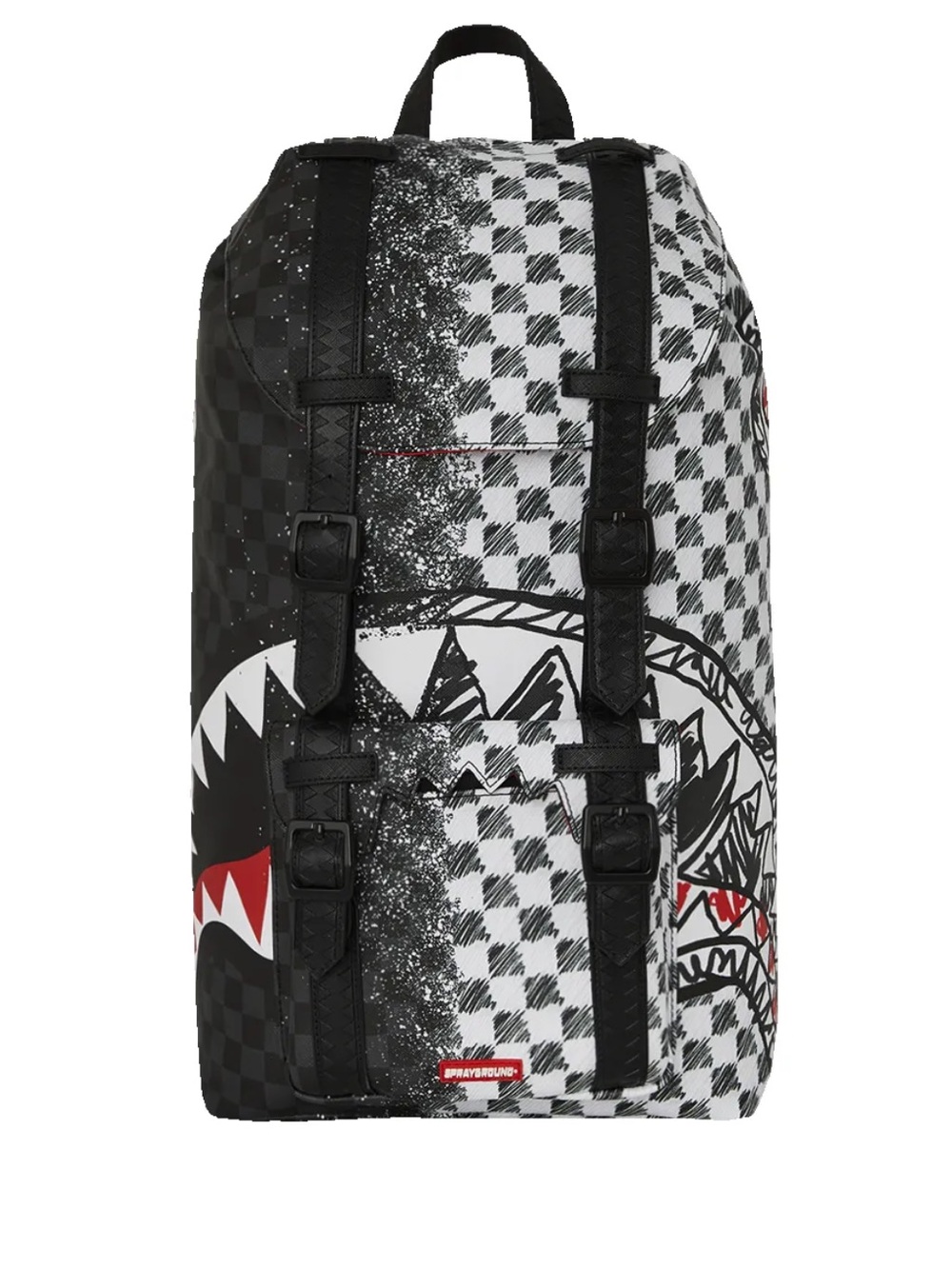 SPRAYGROUND SCRIBBLE DRIBBLE CHECK HILLS BACKPACK